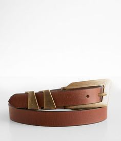 Free People Parker Leather Belt - Brown M/L, Women's Cognac Distressed leather 1 belt. 100% Buff Leather. Do not bleach. Do not dry clean. Do not iron. Do not tumble dry. Do not wash. Spot clean only.. WOMEN'S BELT SIZE CONVERSION CHART Jean Size 23-24 25-26 27-28 29-30 31-32 Belt Size XS S M L XL Belt Length** 34 37 40 43 46 *Conversion sizes may vary. **Measures from end to end excluding the buckle. These are general guidelines and sizing is dependent on belt being worn at natural waistline or Women’s Belts, Brown Belt Women, Womens Western Belt, Brown Belt Outfit, Belts Aesthetic, 2023 List, Thrift List, Leather Belts For Women, Thrift Wishlist