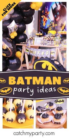 an image of batman party ideas