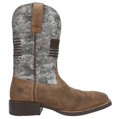 The Ariat Sport Patriot boot is expertly crafted from the finest leathers and engineered with innovative comfort technology for all-day wearability. Perfect for grabbing life by the bootstraps. $119.97 Cowboy Boots Casual, Square Toe Cowboy Boots, Casual Boots, Cowboy Boots, Casual Shoes, Camo, Shoe Boots, Cowboy, Technology