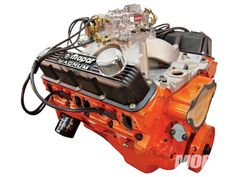 an orange engine is shown on a white background