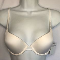 34c White Push Up Bra. Smooth Cups. Lace Trim On The Band. Never Worn. Make An Offer. Calvin Klein Underwire, Calvin Klein Tshirt, Deep V Bra, Calvin Klein Sports Bra, Calvin Klein Girls, Calvin Klein One, Calvin Klein Bralette, Calvin Klein Ck One, Girls Sports Bras