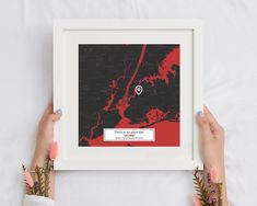 Gift for couple | Heart map print | Personalised gift | Wedding maps present | Couples gift for her | Anniversary gift for him #41 Star Map Gift, Spotify Code