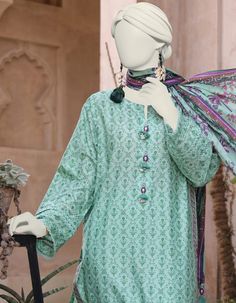 Junaid Jamshaid Green 3PC | JLAWN-S-24-528 Eid Ul Adha Lawn Collection 2024 Original brand suit fabric and photography lite diffrance in actual print. Eid Ul Adha, Shalwar Kameez, Suit Fabric, Clothing Brand, Lawn, Online Shopping, The Originals, Clothes For Women, Green