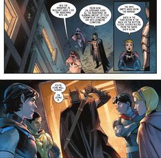 Dark Knights Of Steel, Dark Knights, Batman Dc Comics, Robin Comics, Batfamily Funny, Gotham Villains, Dnd Funny, Batman Dc, Batman Begins