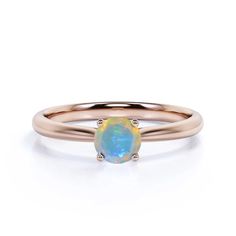 "Genuine mines Rainbow Moonstone 14k Solid Yellow Gold Engagement Ring Minimalist Gemstone Jewelry Gift for her / Mothers Day / Wife / Daughter.  Ring Size:  All Size Available Metal : 14K Solid Yellow Gold (Stamped) / Option available in 18K Gemstone: Rainbow Moonstone Moonstone Weight : 0.45 CT Gemstone shaped : Round  * Rings also available in other gemstone for enquire please contact with us ★ All our products come packaged in beautiful boxes that can be used for gifting purposes. ------------------------- ★ Customization: - The design can be made with gemstones of your choosing. If you would prefer a custom Ring, please contact us before purchase. ------------------------- ★ Procedure information Please select the material and Ring size from the drop-down menu on the right side of the 14k Gold Minimalist Moonstone Promise Ring, Rose Gold 14k Opal Ring Gift, Minimalist Promise Opal Ring, Adjustable 14k Gold Opal Birthstone Ring, Rose Gold Opal Birthstone Ring For Gift, Yellow Gold Opal Promise Ring With Birthstone, Rose Gold Opal Birthstone Ring As Gift, Minimalist 14k Gold Solitaire Opal Ring, Dainty Opal Promise Ring With Birthstone