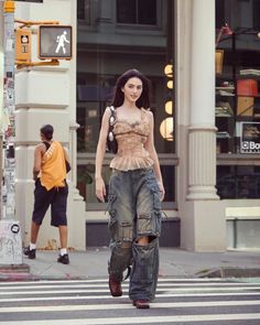 Davika Hoorne Outfit, Davika Hoorne, Ruffled Crop Top, Middle Age Fashion, Tank Top Straps, Tie Dye Tank Top, Womens Tops Summer, Crop Top Shirts, Flowing Maxi Dress