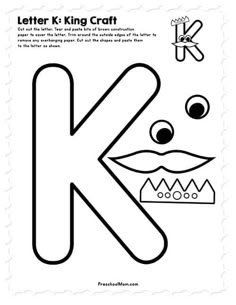 the letter k is for king craft