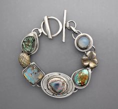 Jelly Opal, Southwest Jewelry, Australian Boulder Opal, Dope Jewelry, Funky Jewelry, Jewelry Lookbook, Moonstone Jewelry, Blue Chalcedony, Jewelry Bracelet