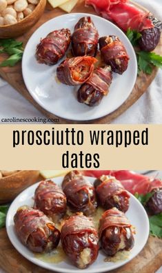 an image of prosciutto wrapped dates