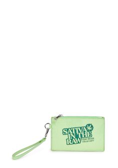 base Green Pouch Wristlet For Daily Use, Casual Green Wallet With Zipper Closure, Green Zipper Wallet Pouch, Green Rectangular Wristlet With Zipper Pouch, Green Trendy Wristlet For Everyday Use, Trendy Green Wristlet For Everyday Use, Trendy Green Rectangular Wristlet, Green Wristlet For Everyday Use, Green Wristlet With Wrist Strap For Everyday Use