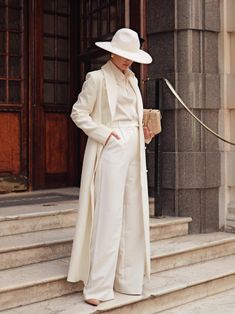 Single-breasted Solid Color Maxi-length Blazer Fitted Coat, White Blazer, Style Elegant, Color Style, Packing List, Single Breasted, Design Details, Winter Fashion, Customer Service