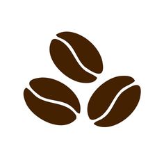 three coffee beans on top of each other