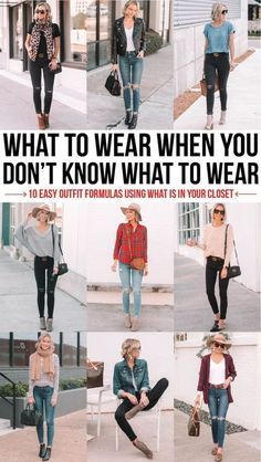 Don't Know What To Wear, Looks Jeans, Quoi Porter, Easy Outfit, Sweater Layering, Outfit Formulas, Closet Fashion, Fashion Tips For Women, Looks Style