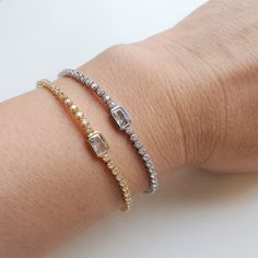 Cubic Zirconia Bracelet Basic Bracelet, Bracelet Layering, Dainty Gold Bracelet, Jewelry Delicate, Bracelet Tennis, Cubic Zirconia Bracelet, Wedding Earrings Drop, Cz Bracelet, Bracelet Minimalist