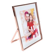 PRICES MAY VARY. 【Simple Design】This picture frame consists of a rose gold metal frame and 2 pieces of transparent glass, making it looks very simple and elegant, with a light luxury style. It appears that the photo has a floating effect on it. 【Good Quality】The metal frame gives it a certain sense of heaviness in the hand. The electroplating process makes it very durable and anti-corrosion, not easy to damage, and odorless.The edges are rounded to ensure the safety of people during operation. 【 Floating Picture Frames, Welcome Card, Elegant Frame, Photo Look, Border Design, Photo Displays, Frame Design, Diy Painting, Photo Frame