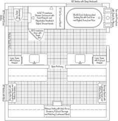 a bathroom floor plan with the measurements