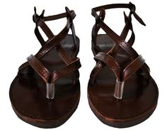 Dark Brown Double Leather Sandals.  These are ok.  I wish the sole was better made. Black Wedding Sandals, Light Brown Sandals, Hippie Sandals, Bohemian Sandals, Two Strap Sandals, Leather Crafting, Leather Sandals Handmade, Sandals Strappy, Womens Gladiator Sandals