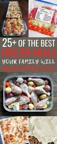 the best freezer meals for family will absolutely love