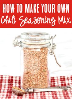 Chili Seasoning Recipe Easy Homemade Chili, Homemade Chili Seasoning, Best Roast Potatoes, Recipe For 1, Dry Rubs, Kitchen Tricks, Homemade Mixes