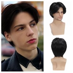 PRICES MAY VARY. 1.Material:The men wig is made of high quality heat resistant synthetic fibers, which is more durable and soft to the touch,just like the real hair,very close to the appearance of hair. 2.Wig cap: Our male wigs has an adjustable and breathable Wig Cap so that you can adjust the hook inside the cap to the correct size to help you wear wig. 3.Occasion: Perfect for Halloween, Anime Cosplay, Costume Party, Theme Parties, Weddings, Concerts, Christmas, Dating, Workplace and any other Straight Fluffy Hair, Male Wigs, Mens Wig, Wig Middle Part, Mens Wigs, Men's Wigs, Real Hair Wigs, Wig Stand, Hair Net