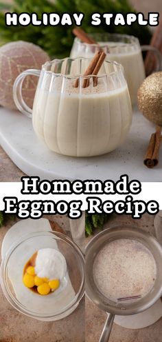 Bring holiday magic to your glass with this homemade eggnog recipe! Crafted with egg yolks, cream, and just the right amount of nutmeg, it’s a decadent treat that’s far better than anything you’ll find at the store. Perfect for entertaining or enjoying by the fire!