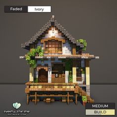 SweetlyStarship | Fantasy Minecraft Builds | Patreon Minecraft Pirate Ship House, Minecraft City Blueprints, Minecraft Roofing, Minecraft Potion Shop Ideas, Hill House Minecraft, Cave Builds Minecraft, Minecraft Enchantment House, Minecraft Crystal Build, Minecraft Potion House