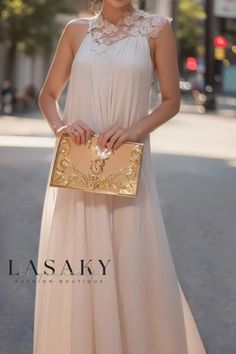 Lasaky - Shoulder-Sling Dress with Cross-Body Strap Elegant Sling Dress For Evening, Elegant Sling Evening Dress, Woman Sleeve, Shoulder Strap Dress, Shoulder Sling, Sling Dress, Skirt Skirt, Women Sleeve, Strap Dress