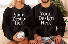 🎄 CHRISTMAS COUPLE MOCKUP 🎄 Model mock-up for the Gildan 18000 Black unisex sweatshirt. INSTANT PHOTO DOWNLOAD - No physical item will be delivered. You will receive a high quality digital image free of logo and watermarks. - You may use this image for personal and commercial use. - You may not resell, share, or edit this image. - Kokomocks Studio retains the copyrights to all images. Thank you for shopping Kokomocks! Christmas Mockup, Instant Photo, Instant Photos, Christmas Couple, Photo Download, Mock Up, Digital Image, Unisex Sweatshirt