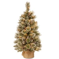 Burlap Tree, Slim Artificial Christmas Trees, Christmas Light Installation, Hanging Christmas Lights, Christmas Tree Set