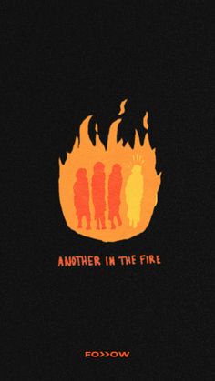 another in the fire by fowlow album cover art print poster design graphic illustration