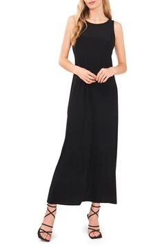 Vince Camuto Sleeveless Maxi Dress | Nordstrom Sleeveless Maxi Dress, Black Sleeveless, Nordstrom Dresses, Black Maxi Dress, Vince Camuto, Sheath Dress, Dresses For Work, Little Black Dress, Dress Outfits