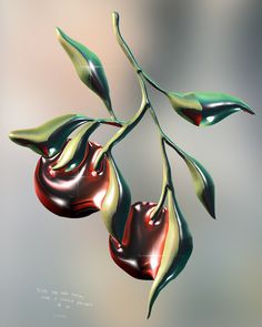 3d Chrome, Fruit Painting, 영감을 주는 캐릭터