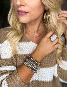 Trendy Stackable Stretch Bracelet, Casual Stackable Stretch Bracelet, Casual Stretch Bracelet Jewelry, Micro Pave Ring, Hammered Band, Pave Ring, Jewelry Manufacturers, Hammered Silver, Moonstone Ring