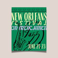 a poster for the new orleans jazz festival