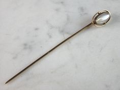 "For sale is a womens vintage estate 14k yellow gold gemstone pin. not sure if the stone is natural or man made. the pin measures 2 3/4\" by 3/8\". would make the perfect gift for that special someone. any questions please do not hesitate to ask. be sure to check out some of our other great items up for sale. thank you. if there are any issues please contact us, we're always happy to try to help you out as best as we can." Classic 14k Gold Brooches As Gift, Classic 14k Gold Brooches For Gift, Vintage Yellow Gold Pins For Formal Occasions, Mother Wedding, Citrine Bracelet, Gold For Sale, Stick Pins, Cz Ring, Jewelry Stores