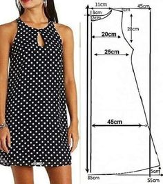 a women's dress size chart with measurements for the top and bottom half of it