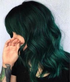 On trending Hair Transformation Slay Your Style with the Latest Looks Week Inspiration, Dark Green Hair, Hair Color For Women, Ombre Hair Color, Dye My Hair, Hair Dye Colors, Hair Inspo Color, Modern Salon, Cool Hair Color