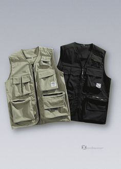 Tactical Vest Luxury Utility Outerwear With Cargo Pockets, Winter Vest With Cargo Pockets For Outdoor Activities, Outdoor Techwear Vest, Techwear Outdoor Vest, Military Style Outdoor Vest Outerwear, Durable Khaki Techwear Outerwear, Military Vest With Multiple Pockets For Outdoor Activities, Durable Techwear Outerwear For Streetwear, Utility Vest Outerwear For Streetwear