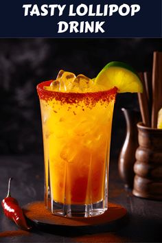 A vibrant Mexican Lollipop cocktail featuring tequila, pineapple juice, and grenadine. Perfect for summer gatherings and parties, it offers a delightful blend of sweet and spicy flavors.