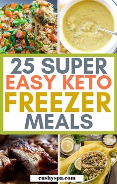 25 super easy keto freezer meals