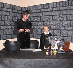 Professor Snape & Draco Malfoy, Pima County Public Library Harry Potter party, 2007. Library Harry Potter, Professor Snape, Draco Malfoy