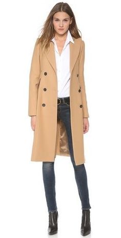 Professionelle: Reefer Coat Reefer Coat, Trent Coat, Vest Women, Down Vest, Fashion Mode, Autumn Winter Fashion