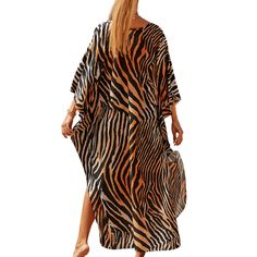 Gold Print Long Kinimo Beachwear Casual Long Sleeve Beach Dress For Loungewear, Beachwear Cover-up For Fall Day Out, Fall Beachwear Cover-up For Day Out, Oversized Fall Cover-up For Vacation, Oversized Casual Beach Dress, Chic Relaxed Fit Beach Dress For Beach Season, Oversized Casual Beach Dress For Spring, Spring Casual Oversized Beach Dress, Casual Oversized Cover-up For Vacation