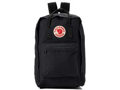 Fjallraven Kanken Laptop 17 - Bags : Black : Carry your essentials inside the Fj&amp,#228,llr&amp,#228,ven 17 Kanken Laptop Bag. It comes with a sturdy handle on the top for easy carrying. Vinyl construction. Zippered closure. Signature brand detailing on the front. Adjustable shoulder straps to carry it on your shoulders. Foam seat pad to keep your essentials secured. Two zippered exterior pockets, one zippered interior pocket. One interior pocket, two exterior compartments. Lining: Polyamide. Fjallraven Kanken Laptop, Kanken Style, Fjällräven Kånken, First Day Outfit, 17 Black, Bags Black, Seat Pads, Fjallraven Kanken, Fjallraven Kanken Backpack