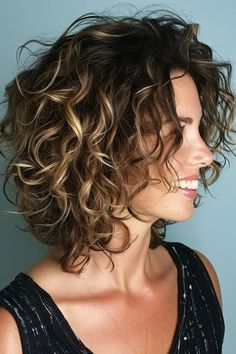 Curly Long Bob: 48+ zauberhafte Stylings - hairtastic.de Curly Long Bob, Long Bob, Loki, Hair Cuts, Hair