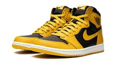 Pollen/Black-White Natural (other)->Rubber Air Jordan 1 High OG "Pollen" from jordan. Jordan Logo, Jordan Retro 1, Nike Air Jordan Retro, Jordan 1 High Og, Air Jordan Retro, Nike Dunk High, Air Jordan 1 Retro High Og, Nike Shox, Air Jordan 3