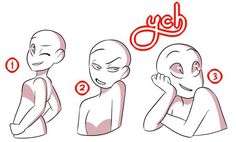 how to draw an alien with different expressions