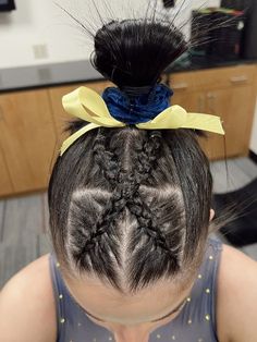 Lacrosse Game Day Hair, Bun Hairstyles For Sports, Comp Hairstyles, Lacrosse Hairstyles, Wedding High Bun, Competition Hairstyles, Gymnastics Meet Hair, Lacrosse Hair, Softball Braids