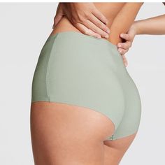 Available In Green & Beige The Takeaway: Your Incognito Base Layer Underneath It All, This Go-To Style Features A Classic Mid Rise And Seamless Design For No-Show Comfort. Most Coverage: More Is More! Designed To Completely Cover Your Bum Mid Rise Seamless Raw-Cut Edges No Show Through 4-Way Stretch, Sweat Wicking, Quick Dry Fabric Imported 11226603 Composition Body: 71% Recycled Polyamide, 29% Elastane Gusset: 100% Cotton No Flaws New Bundle For Great Prices Stretch Brief Shorts For Loungewear, Daywear Shaping Shorts, Shaping Daywear Bottoms In Short Length, Summer Shapewear Brief Shorts, High Waist Seamless Green Bottoms, Green Stretch Boxer Briefs, Green Stretch Seamless Bottoms, Seamless Green Loungewear Bottoms, Green Seamless Stretch Bottoms