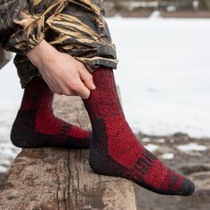 The go-to sock worn by the cast of Yellowstone Our most popular, go-to socks all year long, the Extra Cushion Alpaca Boot Socks are the perfect partner for hiking, shoveling, chopping wood, or winter work outdoors. A mid-calf fit promises breathable comfort, and a purposefully designed arch band keeps the socks in place. Additionally, our patented Alpaca Dry Fusion Technology® delivers an antimicrobial and hypoallergenic fabric for all-day comfort. This winter, choose our comfiest, most cushione Chopping Wood, Thick Wool Socks, Alpaca Socks, Winter Work, Perfect Partner, Winter Socks, Warm Socks, Gifts For My Wife, Great Women